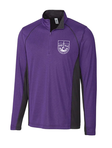 BarrALZ Ice Pique Colorblock Tech Men's Half Zip - 0