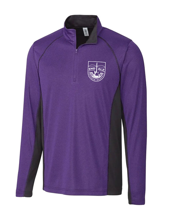 BarrALZ Ice Pique Colorblock Tech Men's Half Zip