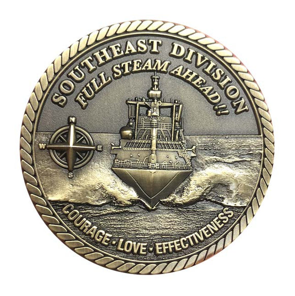 3-D metal with rope edge