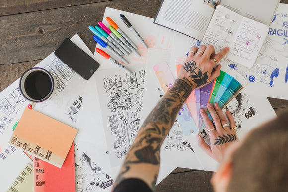 Planning design being creative